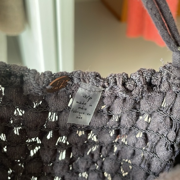 Free People Adella Slip Dress Charcoal Light Purple - Picture 7 of 9